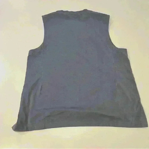 Athleta Dusty Blue Knit Sleeveless Tank Size Large - Picture 2 of 4